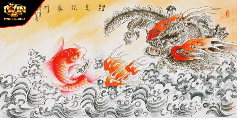 Slot Cá Chép Hóa Rồng IWIN Trò Chơi Đầy Màu Sắc Và May Mắn 2 Nguồn gốc biểu tượng Slot cá chép hóa rồng IWIN